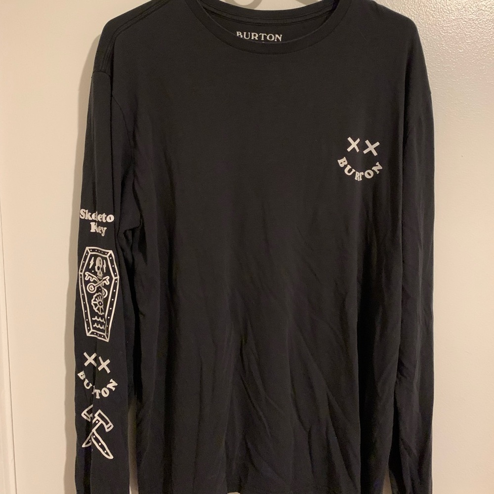 Burton Skeleton key black long sleeve Size: Large